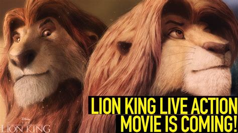 LION KING Live Action Movie is Coming!   YouTube