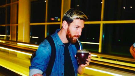 Lionel Messi Likes Drinking Yerba Mate