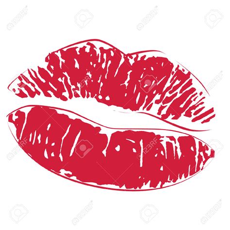 Lipstick Kiss Clipart  60+