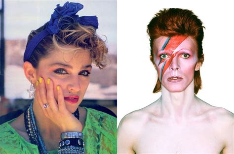 Lipton Historia de la moda años 80 Madonna David Bowie ...