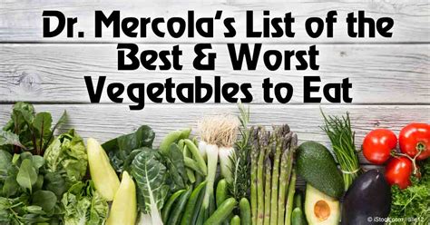 List of Best & Worst Vegetables to Eat