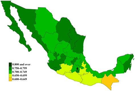 List of Mexican states by Human Development Index   Wikipedia
