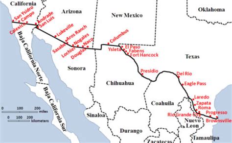 List of United States Mexico Border Crossings | Border ...