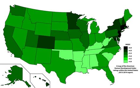 Lista de estados dos Estados Unidos por IDH – Wikipédia, a ...