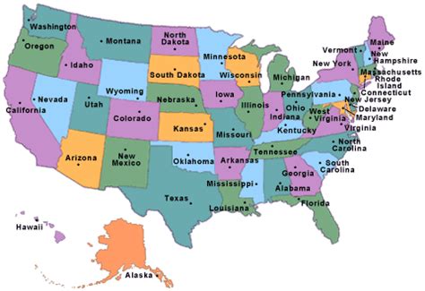 Lista de todos los estados de los Estados Unidos y sus ...