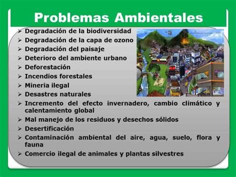 Lista: Los Problemas Ambientales