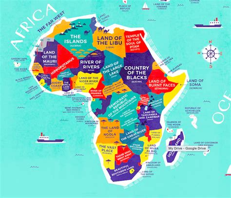 Literal World Map Reveals the Historical Meanings of ...