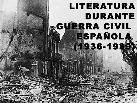 Literatura durante la Guerra Civil Española