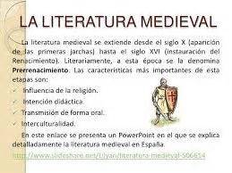 Literatura medieval   Paperblog