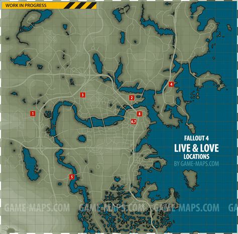 Live And Love Magazines Locations Map Fallout 4
