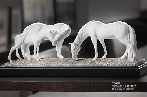 Lladro 08699 HORSES IN THE MEADOW Issue Year: 2013 ...