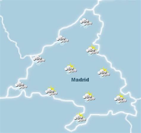 Lluvia durante el puente para los que se queden en Madrid ...