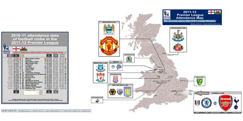 Location Of English Premier League Teams British Premier ...