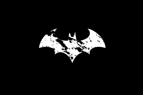 Logo de Batman en blanco y negro  78937