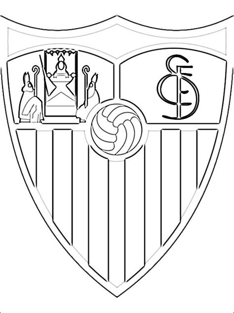Logo del Sevilla Fútbol Club | Dibujos para colorear