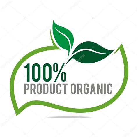 Logo natural product organic healthy garden design vector ...