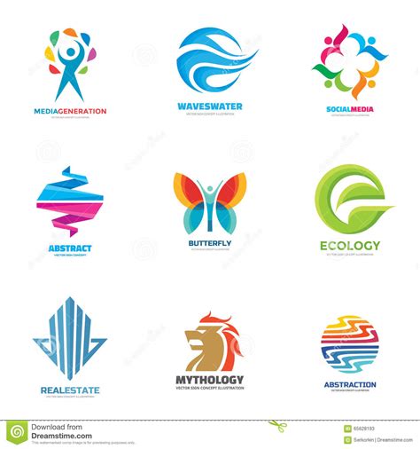 Logo Vector Set   Creative Illustrations. Logo Collection ...