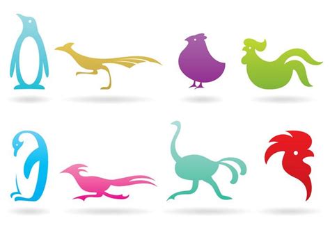 Logos de aves sin vuelo   Descargue Gráficos y Vectores Gratis