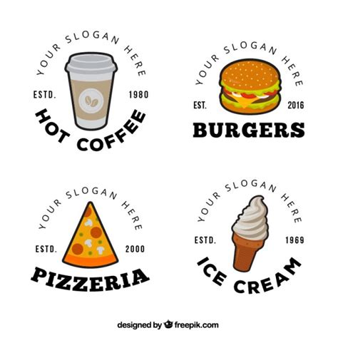 Logos de comida | Descargar Vectores gratis