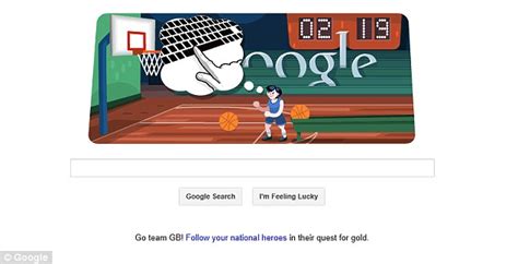 London 2012 Basketball Google Doodle game: Just when you ...