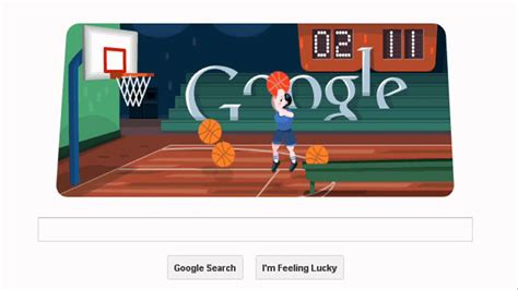 London 2012 Basketball Google Doodle   YouTube