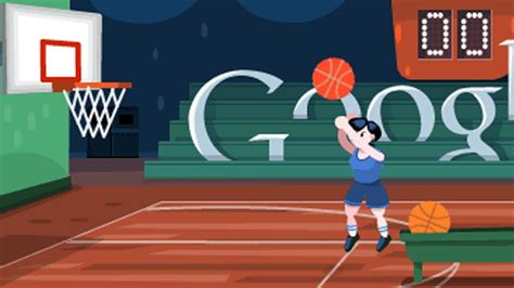 London 2012 Basketball Google Doodle   YouTube