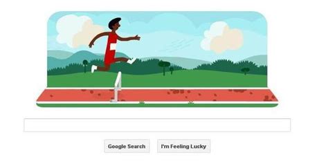 London 2012 Google Doodle: Playable hurdle game   Media ...
