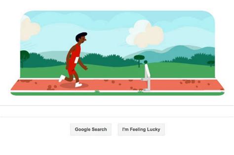 London 2012 hurdles: Interactive Olympic Google doodle ...
