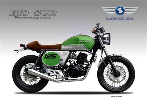 LONGJIA 125 CAFE  RACER by BIG SUR Motorcycles by Oberdan ...
