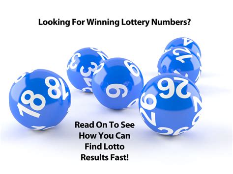 Looking For Winning Lottery Numbers? Read this first ...
