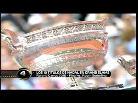 Los 10 títulos de Rafael Nadal en Grand Slams YouTube