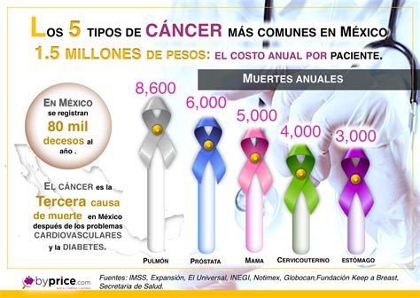 Los 5 tipos de cáncer más comunes en México. – Byprice.com ...