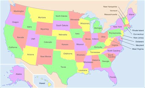 Los 50 Estados de Estados Unidos   TurismoEEUU
