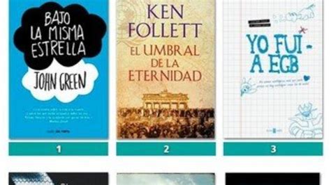 Los 50 libros más vendidos en España
