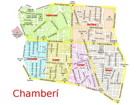 Los 6 barrios del distrito de Chamberí de Madrid ...