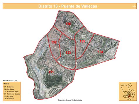 Los 6 barrios del distrito Puente de Vallecas de Madrid ...