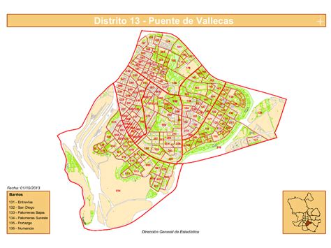 Los 6 barrios del distrito Puente de Vallecas de Madrid ...