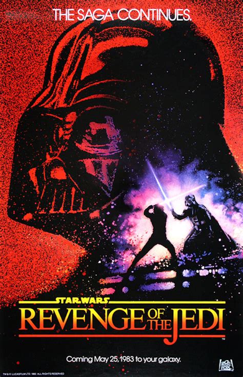 Los afiches de todas las películas de Star Wars