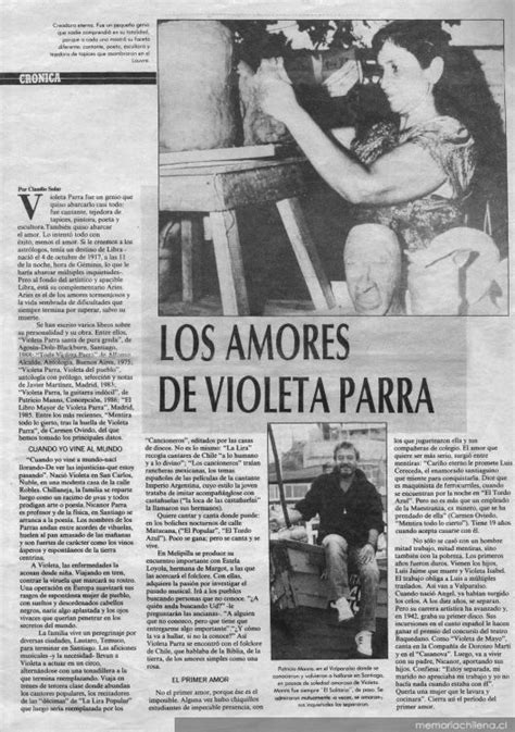 Los amores de Violeta Parra   Memoria Chilena, Biblioteca ...