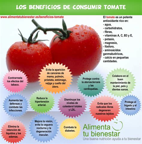 Los beneficios de consumir tomate para la salud