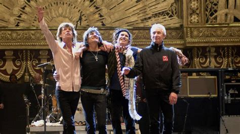 Los componentes de The Rolling Stones, Mick Jagger, Ronnie ...