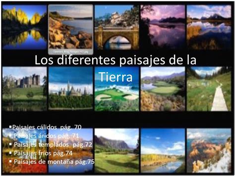 Los diferentes paisajes de la Tierra   ppt video online ...
