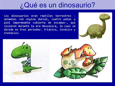Los Dinosaurios.   ppt descargar