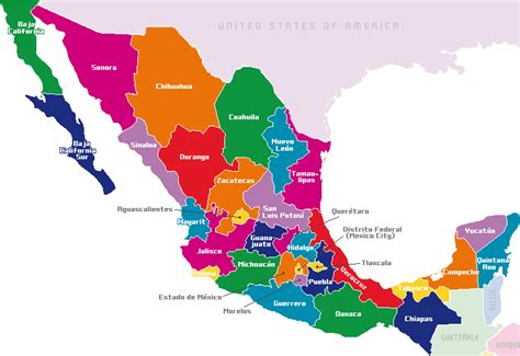 Los Estados y Capitales de México | Ciclo Escolar