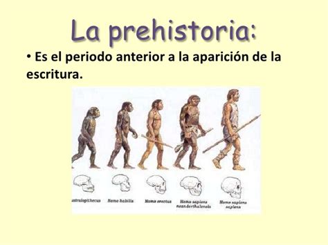 Los hombres de la prehistoria