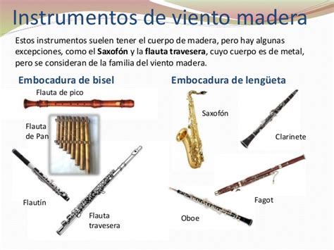 Los instrumentos musicales