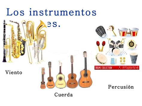 Los instrumentos musicales
