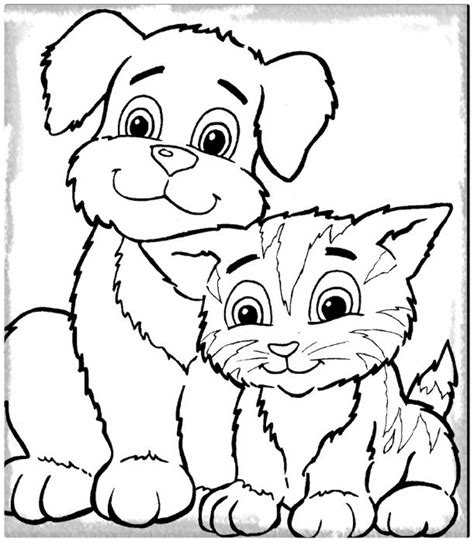 Los Lindos Dibujos de Perros para Colorear e Imprimir