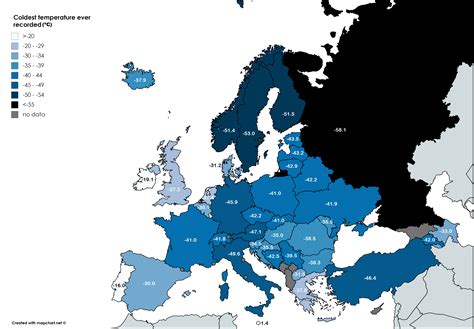 Los mapas de Europa con los récords de temperaturas altas ...