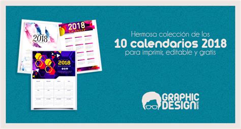 Los mejores calendarios 2018 gratis editables y para ...